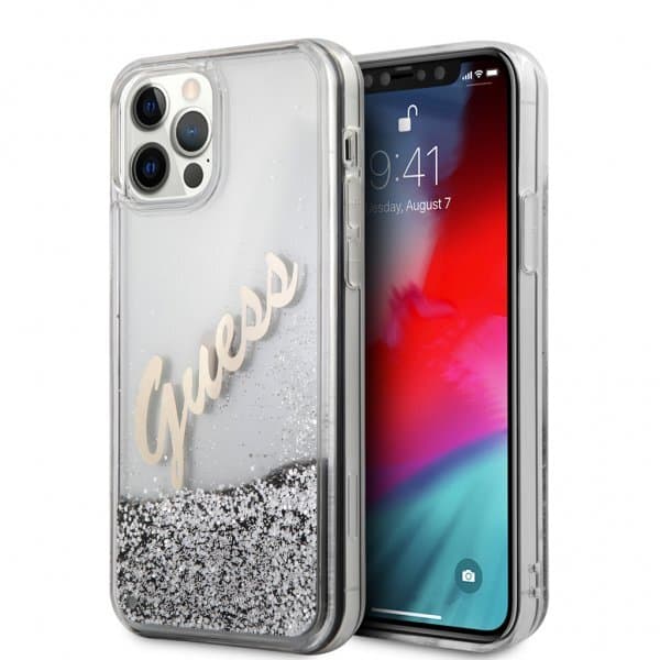 Guess iPhone 12 Pro Max Kuori Liquid Glitter Vintage Hopea