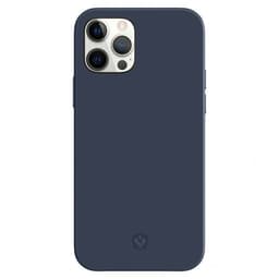 Valenta iPhone 12/iPhone 12 Pro Deksel Back Cover Snap Luxe Leather Blå