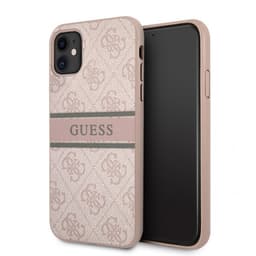 Guess iPhone 11 Kuori Printed Stripe Vaaleanpunainen