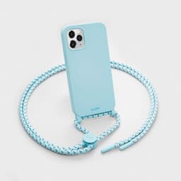 LAUT iPhone 12 iPhone 12 Pro Deksel HUEX PASTELS Necklace Baby Blue