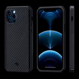Pitaka iPhone 12 Pro Kuori MagEZ Case Pro Musta/Harmaa Twill