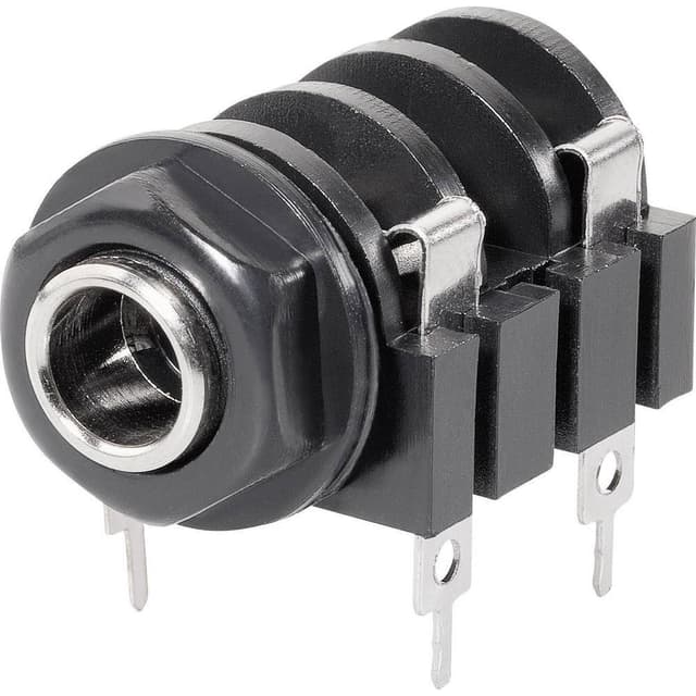 TRU COMPONENTS 1578875 Jack-stik 6,35 mm Tilslutning,