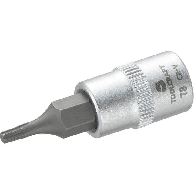 TOOLCRAFT T8 816078 T-profil Topnøgle-bit-indsats T 8