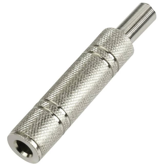 TRU COMPONENTS 595219 Hörlursuttag 6.35 mm Hona rak