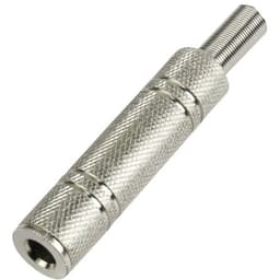 TRU COMPONENTS 595219 Jack-stik 6,35 mm Tilslutning,
