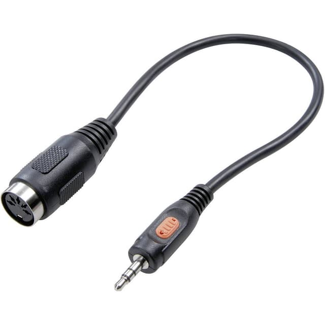 SpeaKa Professional DIN-anslutning / Teleplugg Audio