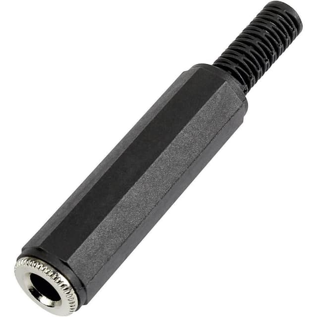 TRU COMPONENTS 595216 Hörlursuttag 6.35 mm Hona rak