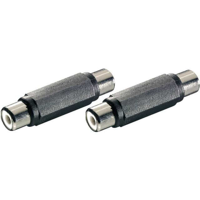 SpeaKa Professional RCA Audio Adapter [1x RCA-hona - 1x