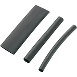 TRU COMPONENTS 1572126 Krympeslangesortiment Sort 12.70