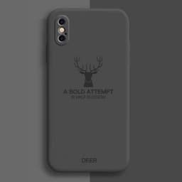 Silikonikuori iPhone XS Musta