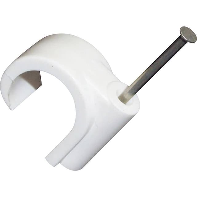 TRU COMPONENTS 523530 Plastkrokar Matt vit 100 st