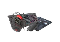 GENESIS COMBO set 4in1 kobolt 330 rgb -tastatur + mus + hodetelefoner + musematte, us layout