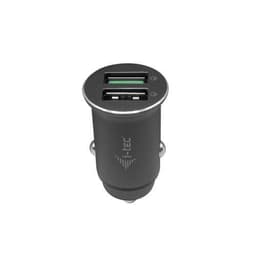 i-tec CHARGER-CAR2QC, Automatisk, Cigarr tändare, 12 V, Grå