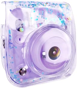 Kameralaukku Instax Mini 8/9/11 Läpinäkyvä violetti