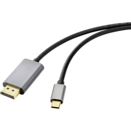 Renkforce DisplayPort Anslutningskabel 1.00 m