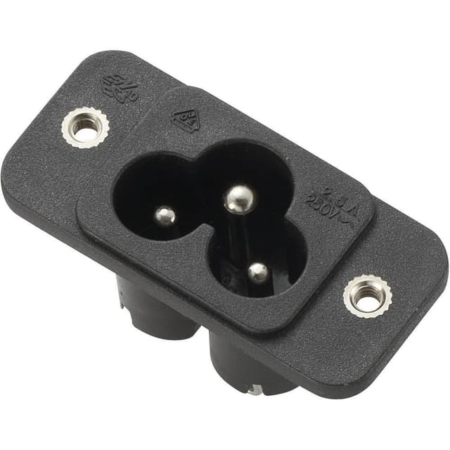 IEC-kontakt 1572263 Kontakt hane inbyggd vertikal