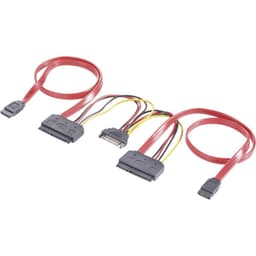 Renkforce Harddiske Y-kabel [2x SATA-tilslutning