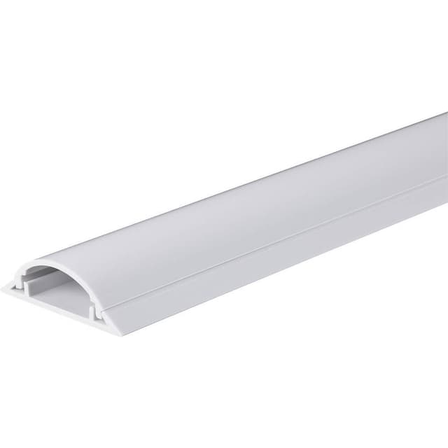 TRU COMPONENTS Kabelbrygga PVC Vit Antal kanaler: 1