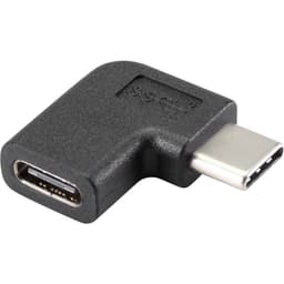 Renkforce USB 3.1 (2:a gen.) Adapter [1x USB-C™ hane - 1x USB-C™ hona] Vinklad 90 åthöger