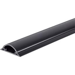 TRU COMPONENTS Kabelbrygga PVC Svart Antal kanaler: 1
