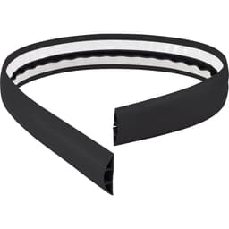 TRU COMPONENTS Kabelbrygga PVC Svart Antal kanaler: 1