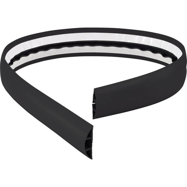 TRU COMPONENTS Kabelbrygga PVC Svart Antal kanaler: 1