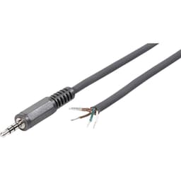 TRU COMPONENTS 1578956 Jack-stik 3,5 mm Stik, lige