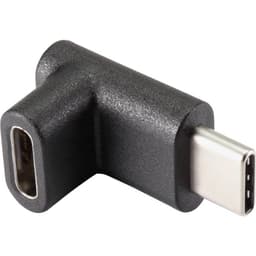Renkforce USB 3.1 (2:a gen.) Adapter [1x USB-C™ hane - 1x USB-C™ hona] 90 uppåtvinklad