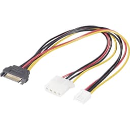 Renkforce Ström Y-kabel [1x SATA-strömkontakt hane