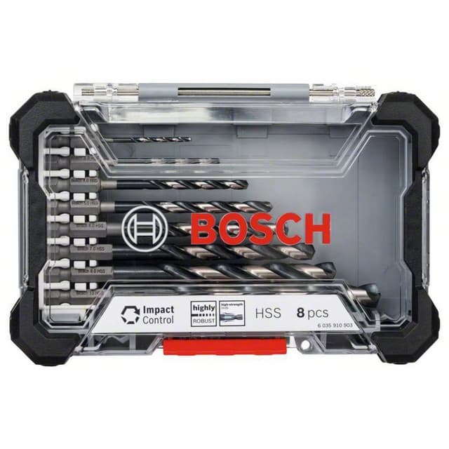 Bosch Accessories 2608577146 HSS Metall-spiralborrset 8