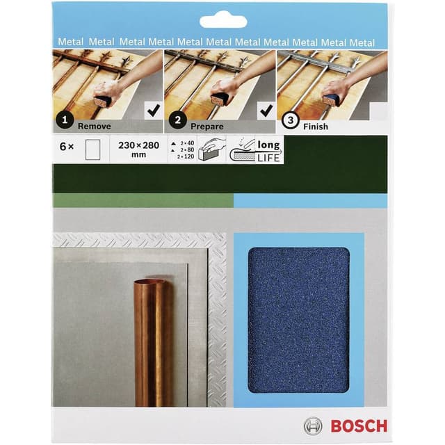 Bosch Accessories 2609256C43 Handslippapper-set