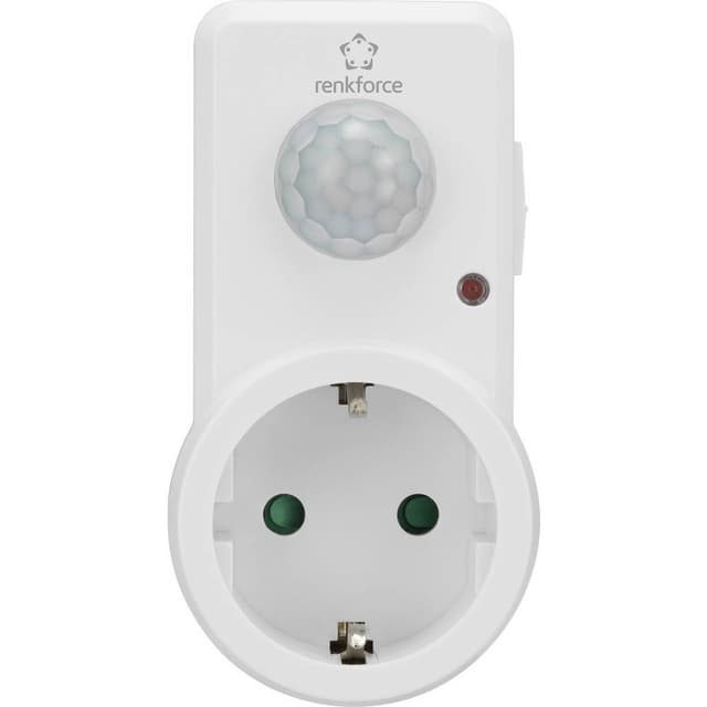 Renkforce 1588385 Mellanplugg PIR-rörelsedetektor 120 °