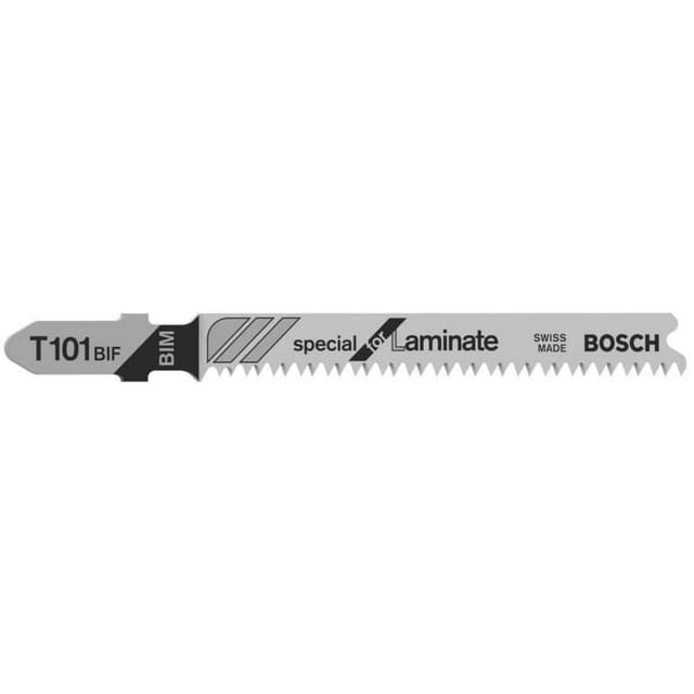 Jigsaw blad T 101 BIF, Speciellt för laminat Bosch