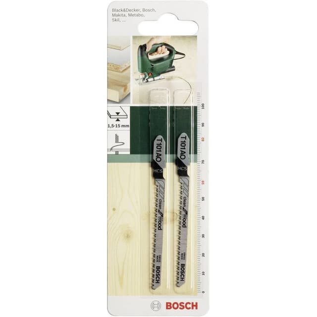 Bosch Accessories Stiksavklinge HCS, T 101 AO 82 mm, 2 stk Savklinge