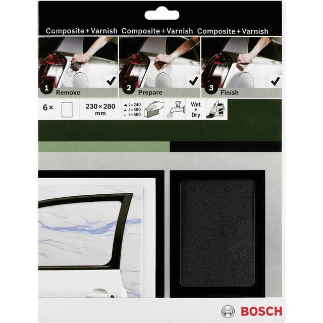 Bosch Accessories 2609256C47 Handslippapper-set