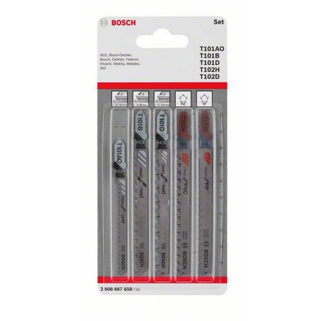 Sticksågsblad Bosch Accessories 2608667858 N/A 5 st