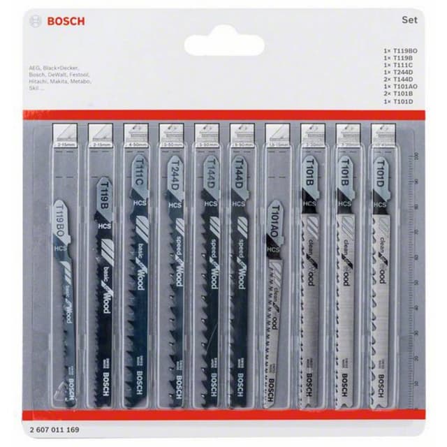 Sticksågsblad Bosch Accessories 2607011169 N/A 10 st