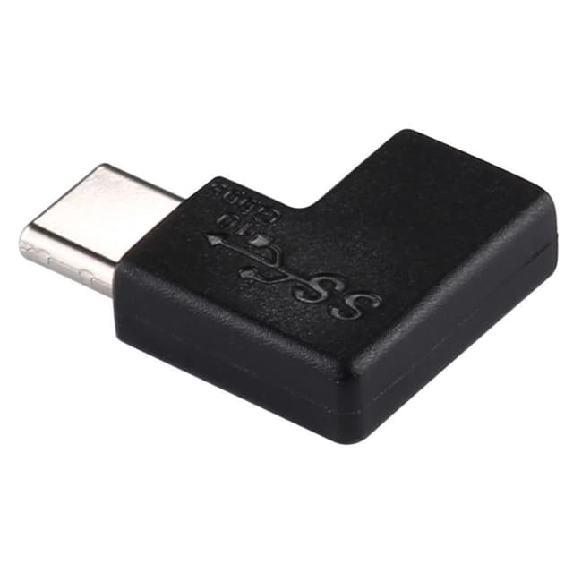90 graders USB-C typ-C hane till hona adapter