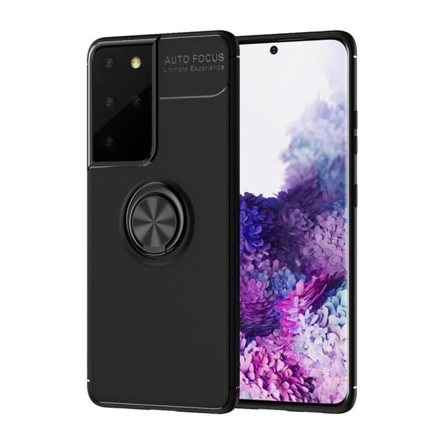 Samsung Galaxy S21 Ultra sormensormen tukijalka (sisäänrakennettu metallilevy) kotelo