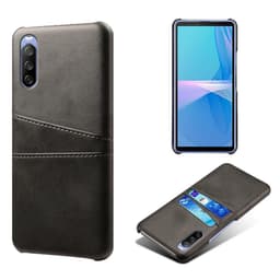 Sony Xperia 10 III 5G Skal med kortplats - Svart