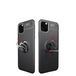 iPhone 11 skal med Finger Ring och inbyggd plåt - Svart