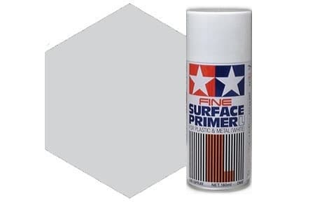Tamiya Fine Surface Primer (L) Lysegrå