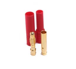 Amass 4.0mm Gullkontakt m. holder