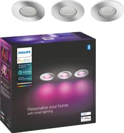 Philips Hue Xamento innfelt spotlys 3x5,7W (krom)