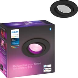 Philips Hue Centura svart infälld spotlight 5.7W