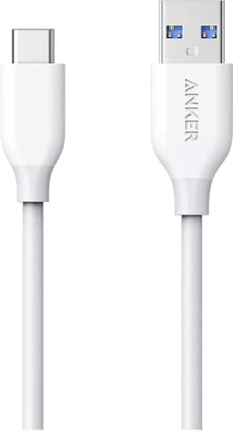 Anker Powerline USB-C til USB 3.0 kabel 0,9m (hvid)