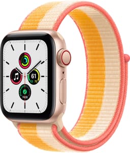 Apple Watch SE 40 mm LTE (kultainen alum./valk. Sport Loop ranneke)