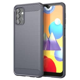 SKALO Samsung A32 5G Armor Carbon Stødsikker TPU-cover - Grå