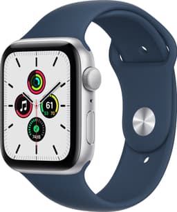 Apple Watch SE 44 mm GPS (Silver Alu/Abyss Blue sportband)