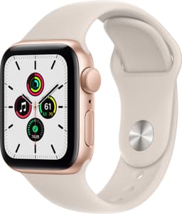Apple Watch SE 40 mm GPS (kultainen alu./tähtivalkea sport-ranneke)